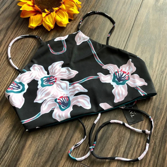 🦋B2G1🦋TAVIK RYAN Blossom Sport Swim Top NWT - Picture 5 of 12